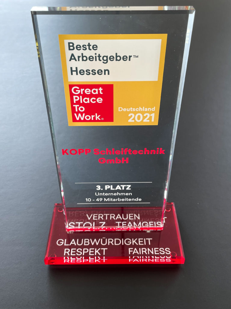 Besonders stolz ist Geschäftsführer Achim Kopp auf die Auszeichnung, da sie ganz transparent die Meinung der Mitarbeiter widerspiegelt.